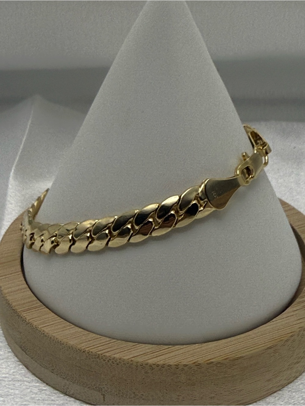 7.5 Inch 18K Gold Dipped Miami Cuban Bracelet 7.3mm